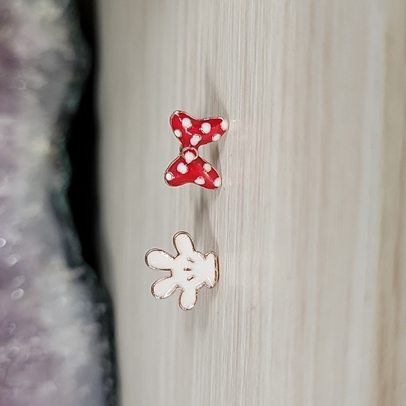 Disney Other - Mickey & Minnie Dainty Stud Earrings